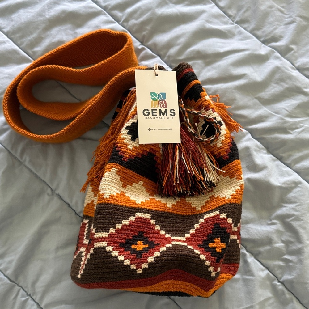 Handmade Art Multicolor Bag